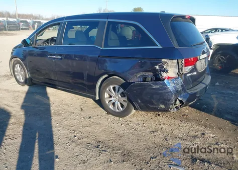 2015 Honda Odyssey Ex-L из США, поврежденный, VIN 5FNRL5H65FB003152